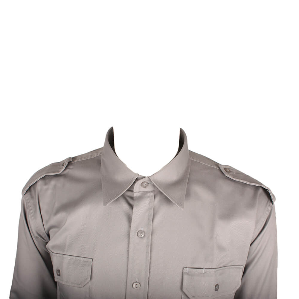 Worker shirt, polyester / cotton, gray