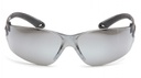 ITEK sikkerhedsbrille sølv linse med grå brillestænger