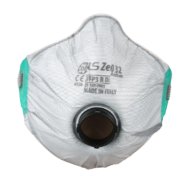 BLS ZerO 32 Active, FFP3 R D filtermaske med udåndings ventil, beskytter mod luftbårne nano partikler og filtrerer 99,92 % luftbårne virus, samt asbest partikler, masken kan genanvendes samt justerbare elastiske stropper