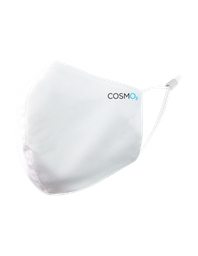 COSMO2+ stofmundbind, Genanvendelige & Miljøvenlige Ansigtsmasker - Hvid REST SALG SÅ LÆNGE LAGER HAVES