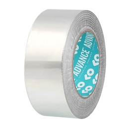Aluminiumsfolie tape, alu-tape med liner, 50 mm bred og 45 m lang, 3" kerne