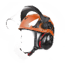 Premium BIGBEN UltraLite sikkerhedshjelm med 3M PELTOR Optime III Høreværn og full face visir, størrelse 51-62 cm, riggerhjelm + ' ' + 43912