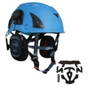 Hjelm kit 2 - BIGBEN UltraLite sikkerhedshjelm med Honeywell høreværn, hagerem, 6 punkt hovedbånd, størrelse 51-62 cm, riggerhjelm + ' ' + 43922