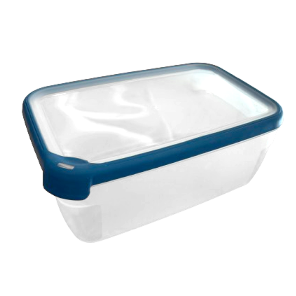 Opbevaringsboks lufttæt, hård plast, fødevaregodkendt, godkendt til fryser, mikrobølgeovn og opvaskemaskine