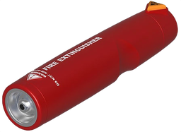 Letvægt billig transportabel kompakt brandslukker, vejer kun 480 gram, kan kastes ind i ilden 242 x 53 mm JE50
