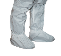 [12-WH20-B-00400-00] AlphaTec 2000 hvid skoovertræk Model 400,  pose à 200 stk, ( 100 par ) passer til sko op til Str 42-46