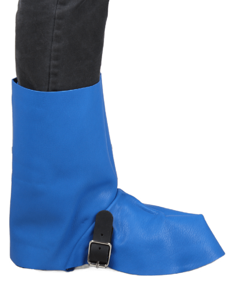 Blue Skinnex T990 Gamacher glat i kraftigt oksespalt, lang model 28 cm