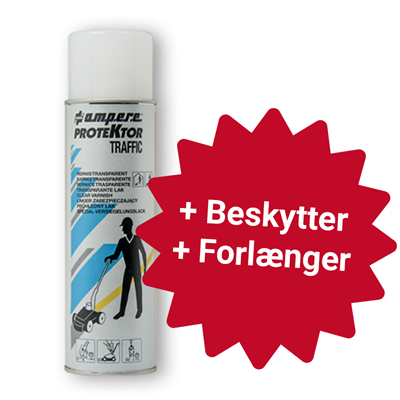 TRAFFIC PROTEKTOR - Lakspray øger levetid på malede overflader