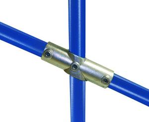2-vejs justerbart kryds (11°-30°) - fitting 328, 42,4 mm (328-7), Kee Clamp galvaniseret rørfitting.