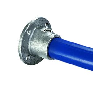 Vægflange - fitting 61, 21,3 mm (61-4), Kee Clamp galvaniseret rørfitting