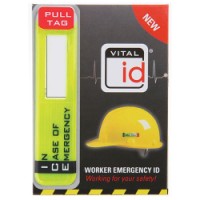 Worker Emergency ID Tag, ICE, In Case of Emergency