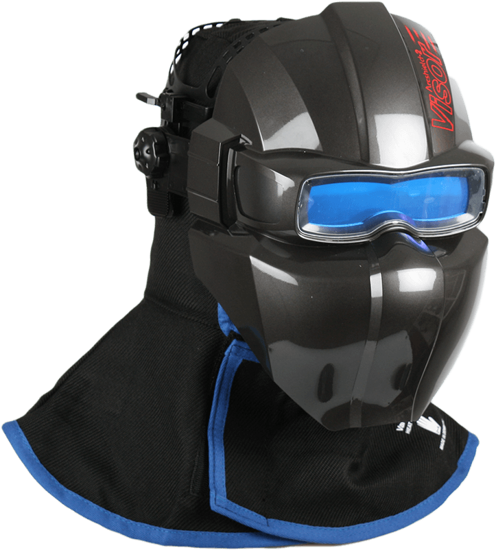 Virsor 2.0 Svejsemaske med VARMEX multijusterbar svejsehætte og automatisk neddæmpende svejsebriller, Arcshield 2 visor