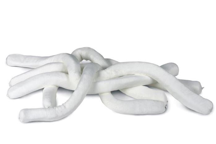 Olieabsorberende sok, 122 cm ø 7,5 cm absorberer og bevarer olier og oliebaserede væsker