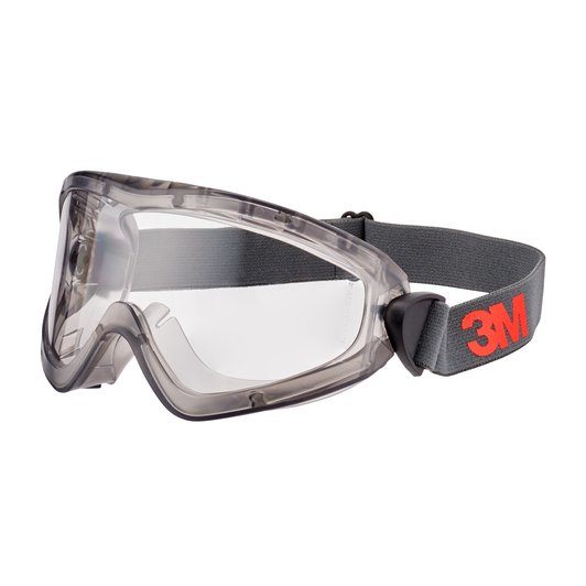 3M 2890 Goggle, ikke ventileret, Scotchgard Anti-dug, klar linse, 2891S-SGAF.