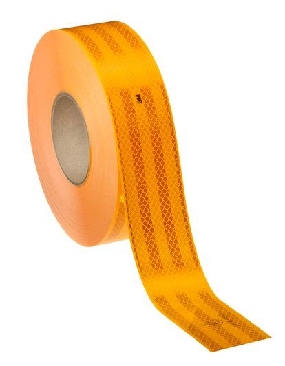 3M Diamond Grade Konturafmærkning med ECE 104 mærke 983-71 Gul (55 mm x 50 m).