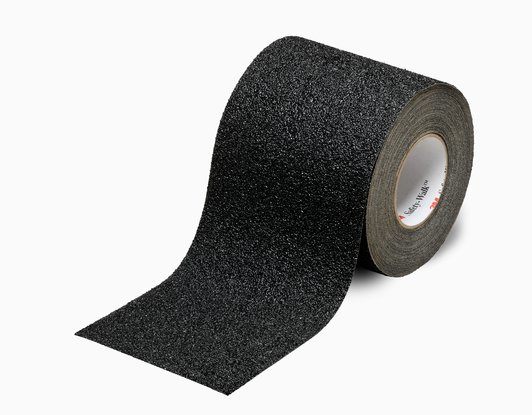 3M Universal Economy skridsikringstape, Grov, Sort, bredde 25 mm x 20 m.