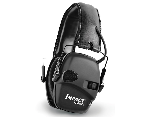 Honeywell 1034490 Howard Leight Impact Sport niveauafhængig høreværn sort, 25 dB