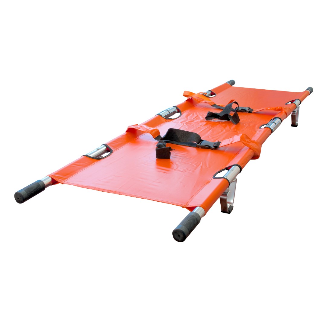 Foldbar letvægts bårer i aluminium. Designet til voksne, børn og spædbørn. Nem at rengøre og transportere, inklusive bæretaske, 5 kg