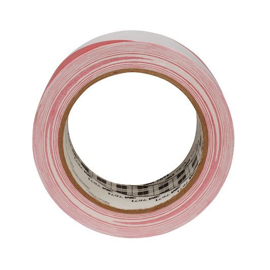 3M Faretape 767i, Hvid/Rød, 50 mm x 33 m, 24 rl/krt.
