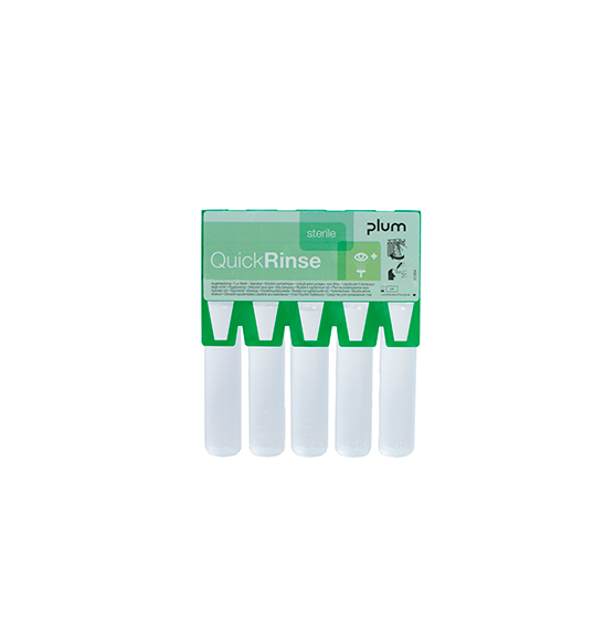 Plum 5160 QuickRinse Refill 5 stk. øjenskylleampuller af 20 ml 0,9% steril natriumklorid