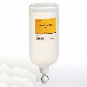 Plum 3857 Desinfector, 85% denatureret ethanol , 6% IPA, 1000 ml i flaske til vægholder ethanolbaseret desinfektions-middel