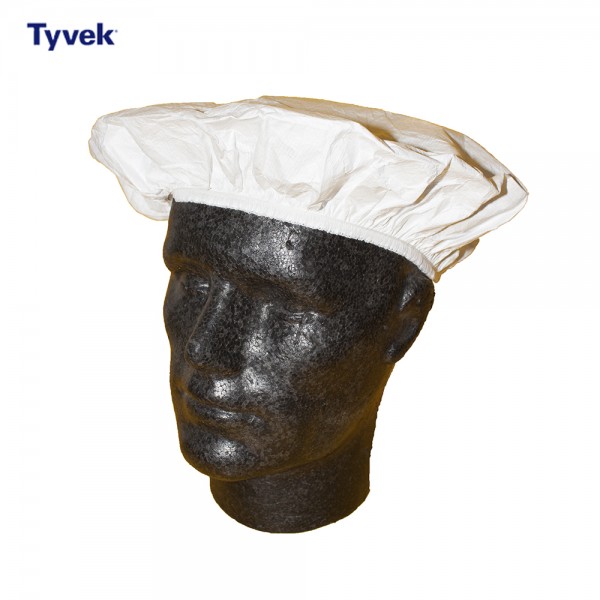 Tyvek mob cap baret hætte type antistatisk pg fnugfri Cat III, TYVEK BERET TYPE 5B/6B PB