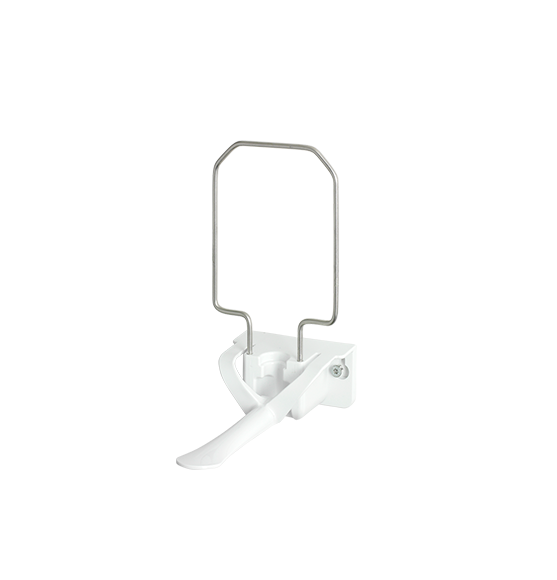 Dispenser med 14 cm arm, passer til 0,5 l poser. Til sæbe, creme og hånddesinfektion - CombiPlum EASY