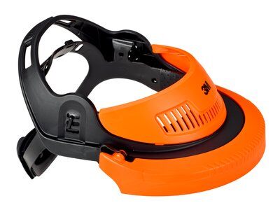 3M G500 Multisystem / Visor holder orange without visor and hearing protection, G500-OR.