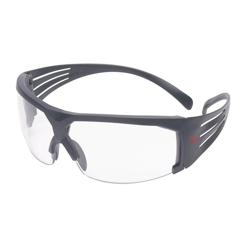 3M SecureFit Protective Eyewear, Beskyttelsesbriller, Monteringsarbejde, Bygge-/renoveringsarbejde, Sort, Transparent, Plast, Polykarbonat
