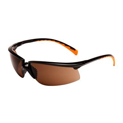 3M&trade; Solus&trade; beskyttelsesbrille sort stel bronze AS/AF, 71505-00003M