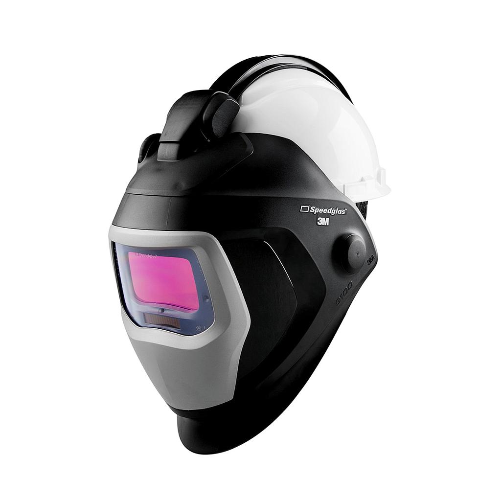 3M Speedglas Svejseskærm 9100-QR med sikkerhedshjelm og svejsekassette 9100V, 583605 - Svejseskærm Speedglas 9100-QR, svejseglas 9100V og 3M sikkerhed