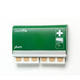 Plum 5501 Quickfix plaster dispenser med vandafvisende plaster indeholder 90 stk 72 x 25 mm. Plum 5501
