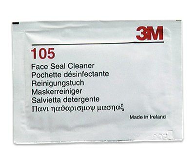 3M 105 våd renseserviet til rensning af masker og høreværn.