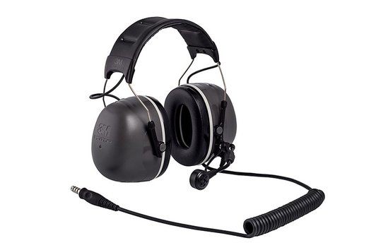 3M PELTOR CH-5 Headset med høj dæmpning, 37 dB, Grå, hovedbøjle, MT73H450A-38.