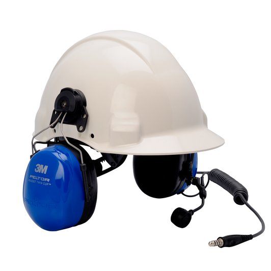 3M PELTOR EX Headset, hjelmmonteret, 31 db, blå, MT72H540P3E-50.