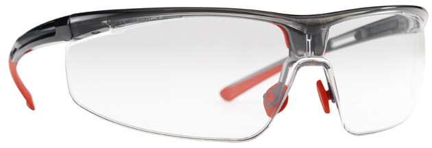 Adaptec 1030749HS Sikkerhedsbrille med justerbare brillestænger, klare linser 4A + Coating på begge sider Optisk klasse 1. vægt 30 gram. Honeywell 10