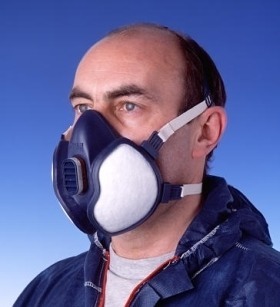 3M Vedligeholdelsesfri halvmaske, FFA2P3 R D, 4255 - 3M halvmaske 4255 med faste filtre, type FFA2P3 R D.