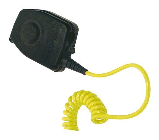 3M PELTOR Ground Mechanic PTT-adapter, kabel 3-6 meter, Hi-Viz, spiralkabel, FL5006-02-GB.