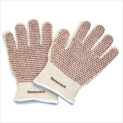 North Grip N Hot Mill, Glashandske strikket varmefast dothandske i 100% bomuld med nitril dots, NBR længde 300 mm 51/7147