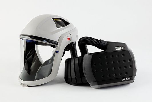 3M Versaflo Hoveddel M-207 med 3M Adflo Turbodrevet åndedrætsværn, 847720