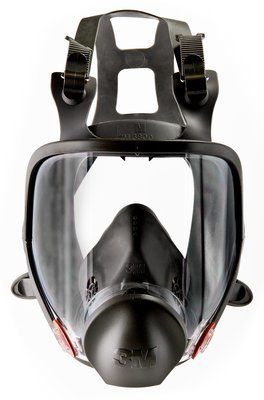 3M Helmaske large, 6900L Silicone/TPE plast polycarbonat ridsefast glas polycarbonat .