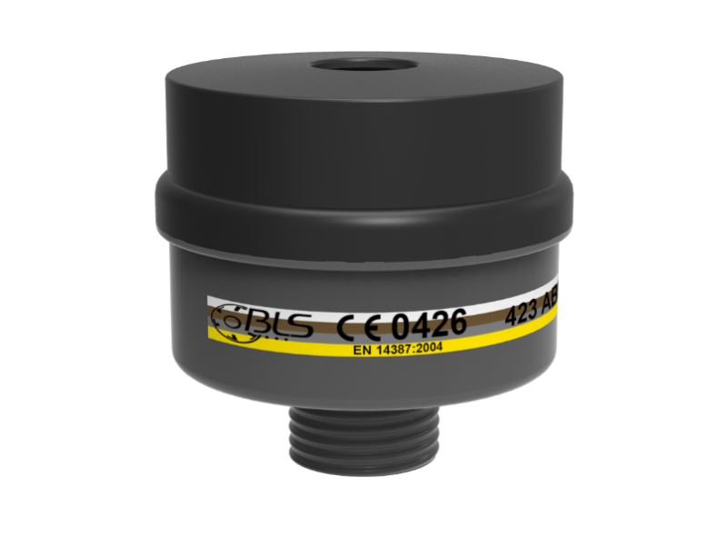 BLS 423 filter, ABE2P3 R genanvendelig filter med 40 mm gevind, passer til BLS helmaske 5400