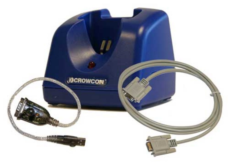 Oplader til Crowcon Gasman tilslutningskit (inkluderer enkelt måde oplader / interface, USB-RS232 adapter og PC bly, multi-region strømforsyning)