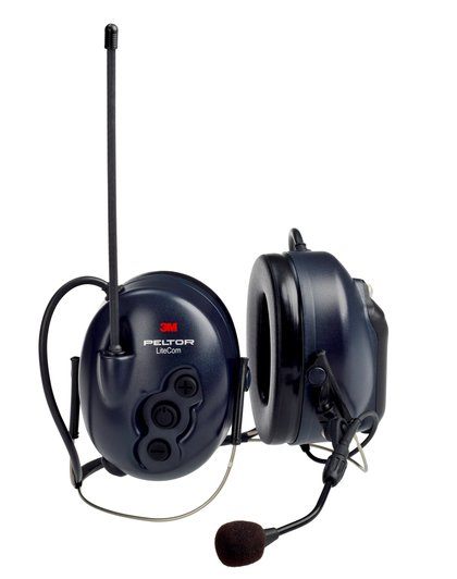 3M PELTOR LiteCom Høreværn 32 dB, PMR 446 MHz, nakkebøjle, MT53H7B4400-EU.