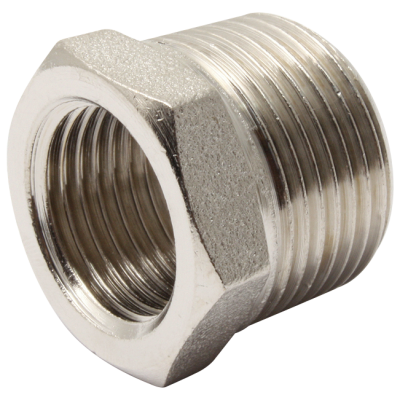 NIPPELMUFFE 1/2" UDVENDIG - 3/8" INDVENDIG syrefast