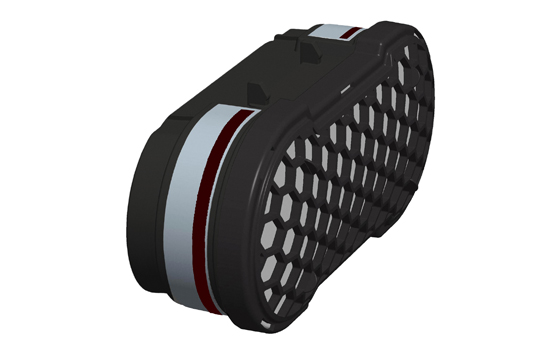 Cleanspace Kombinationsfilter A2 P3 TM3 Beskytter Mod Høje Koncentrationer Af Organiske Gasser Og Dampe Samt Partikler, PAF0077