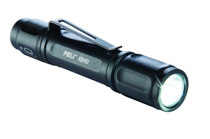 PELI&trade; 1910 LED PELI PROGEAR lygte Længde 91mm vægt 30 gram Candela 1031