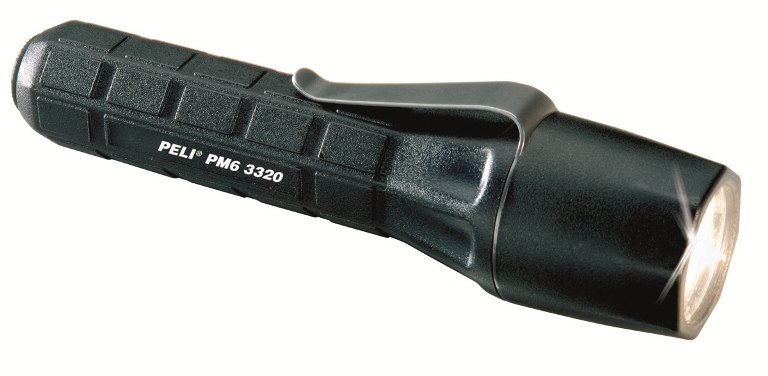 PELI&trade; 3320 PM6 lygte Xenon vægt 60 gram lumeværdi 81 Candela 4330