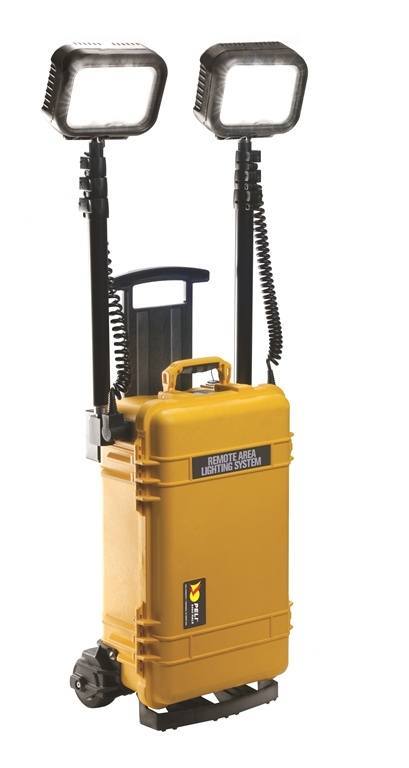 PELI&trade; Transportal arbejdsbelysning 9460RS, fjernbetjent, 6000 lumens