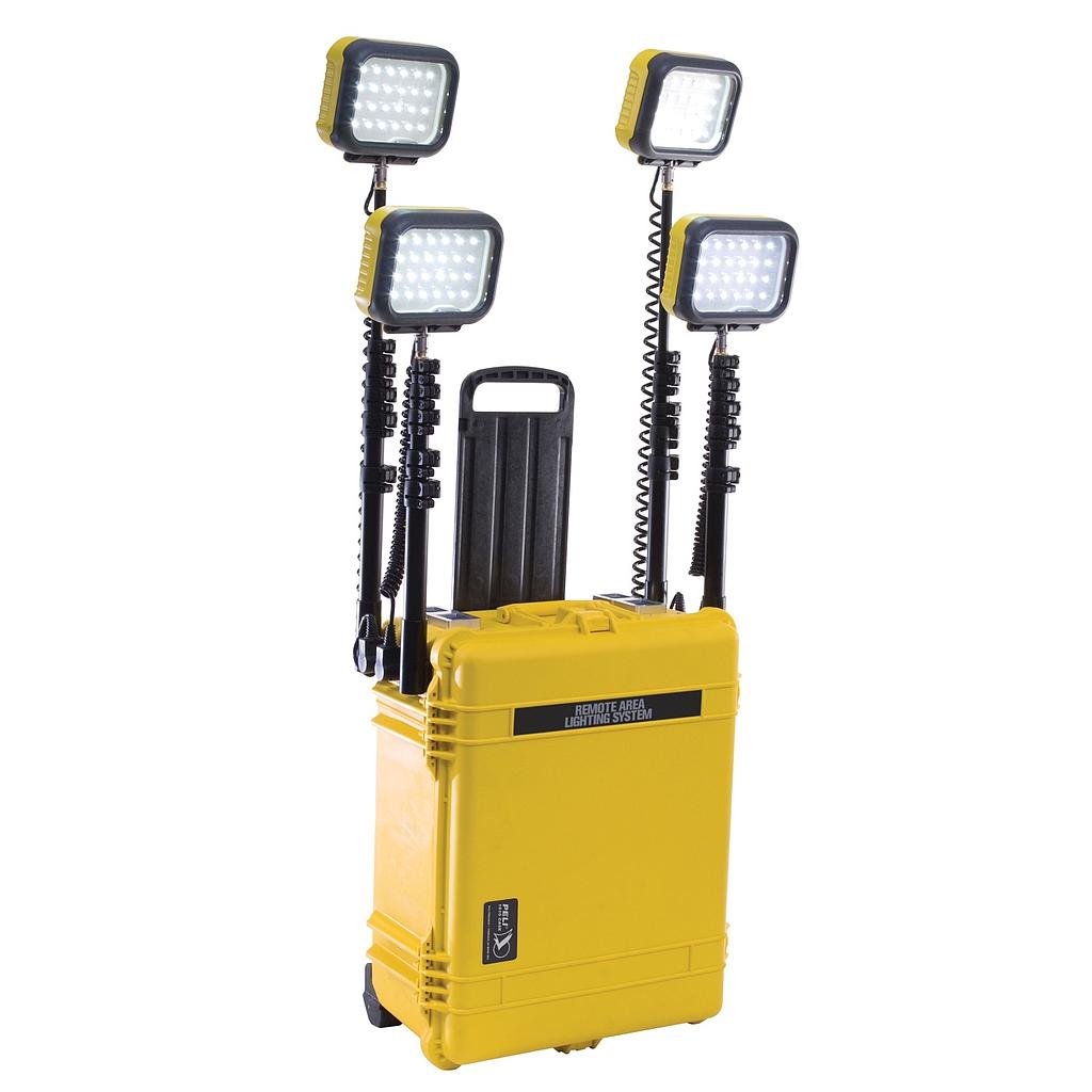 PELI&trade; Transportal arbejdsbelysning 9470B, 12000 lumens ca 40 kg med batteri 630 x 497 x 303 mm brændtid 7/40 timer